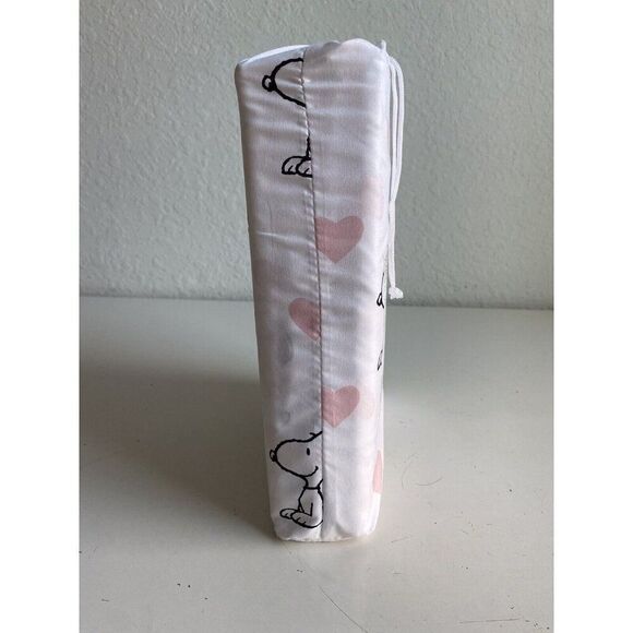 4 Pc Peanuts Snoopy Pink Hearts Valentines Day FULL Size Sheet Set Soft NEW - Picture 6 of 13